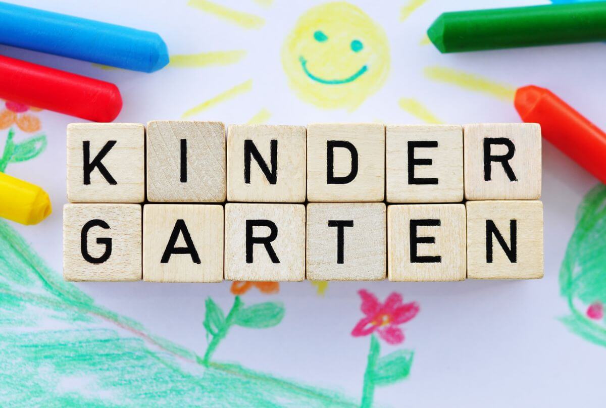 Das Wort "Kindergarten"